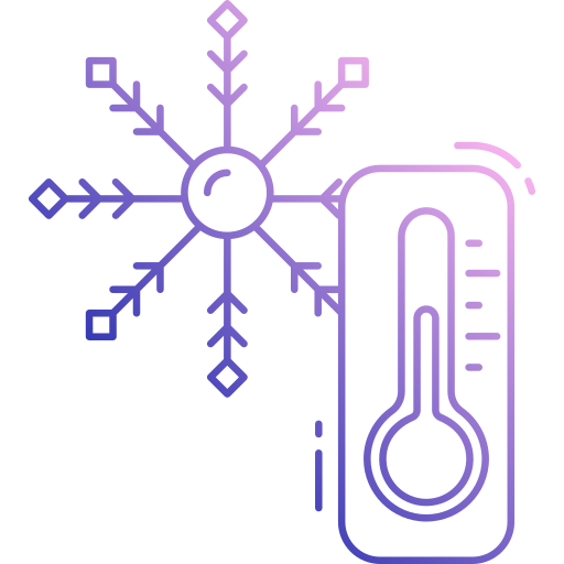 thermomètre Generic Gradient Icône