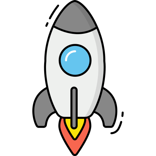로켓 Generic Outline Color icon