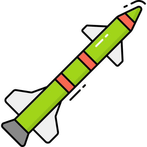 missile Generic Outline Color Icône