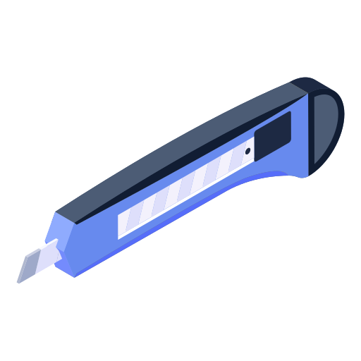 nóż użytkowy Generic Isometric ikona