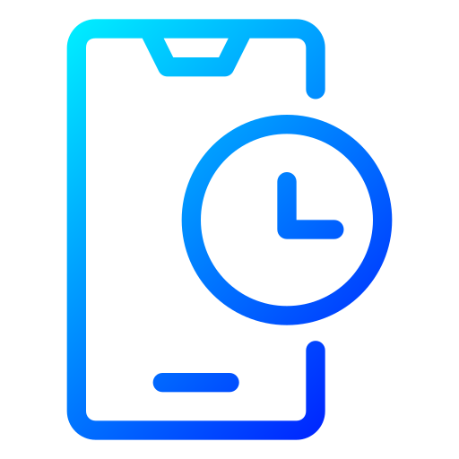 Time and date Generic Gradient icon