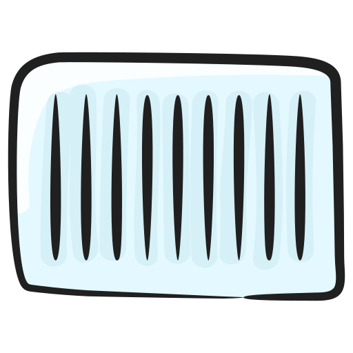 Barcode Generic Hand Drawn Color icon