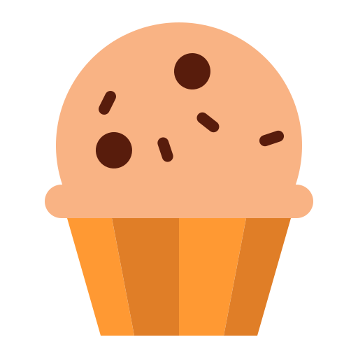 Muffin Generic Flat icon