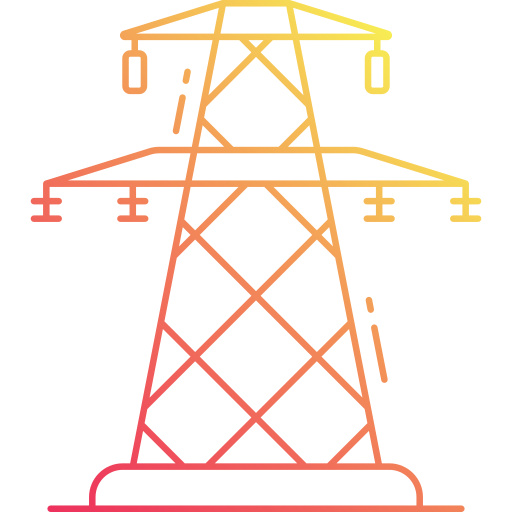 torre de transmissão Generic Gradient Ícone