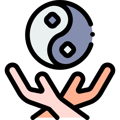Taoism Detailed Rounded Lineal color icon