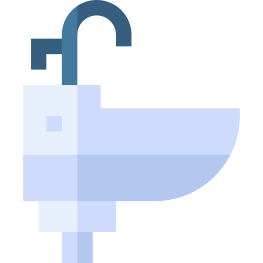 Sink Basic Straight Flat icon