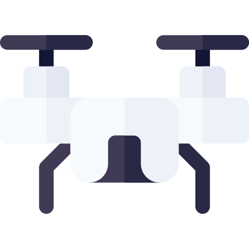 drone Basic Rounded Flat Ícone