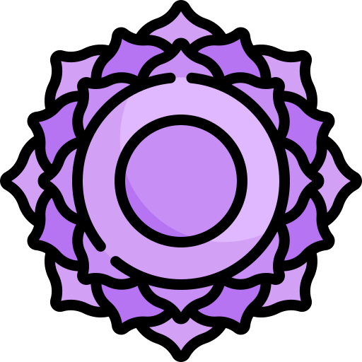 sahasrara Kawaii Lineal color ikona