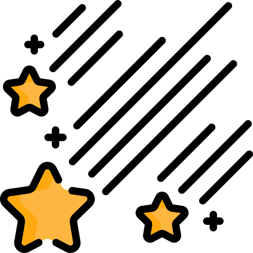 stella cadente Special Lineal color icona