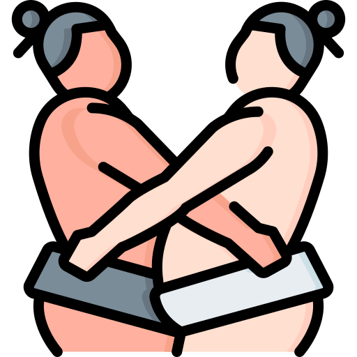 sumo Special Lineal color icono
