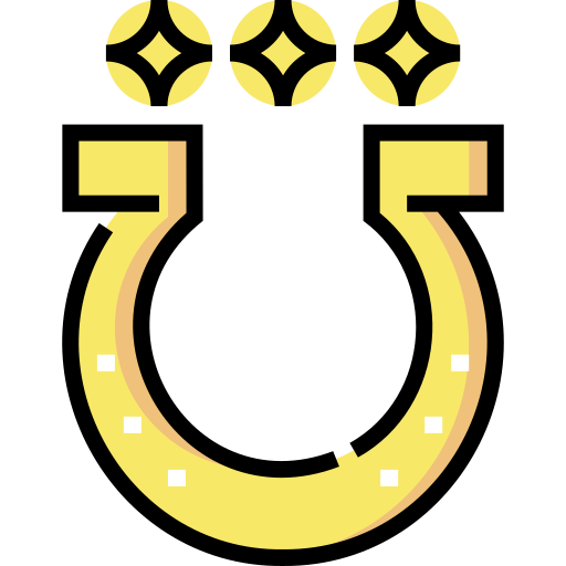 ferro di cavallo Detailed Straight Lineal color icona