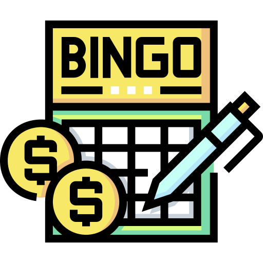bingo Detailed Straight Lineal color icono
