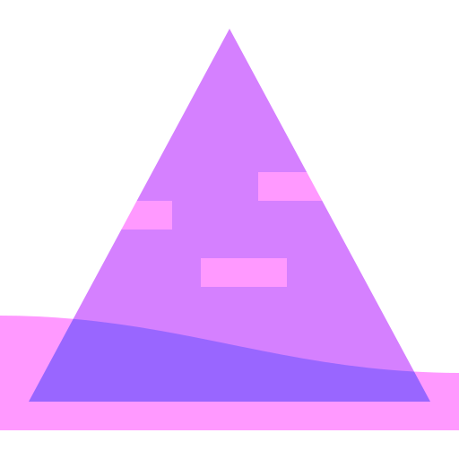 pyramide Basic Sheer Flat Icône