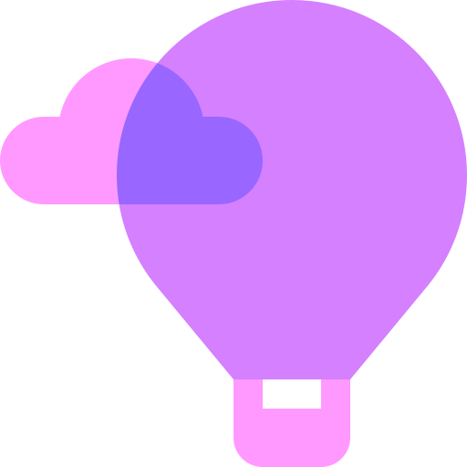 heißluftballon Basic Sheer Flat icon