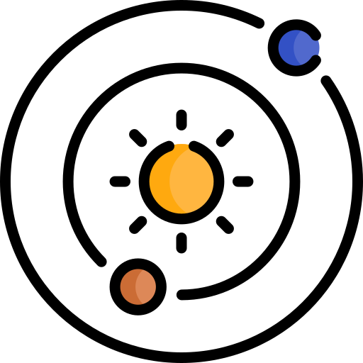 système solaire Special Lineal color Icône