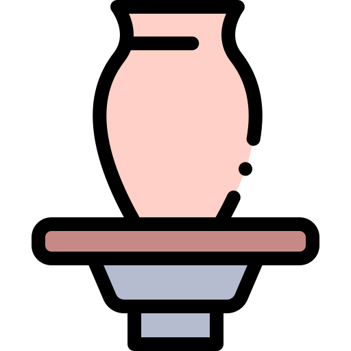 陶器 Detailed Rounded Lineal color icon