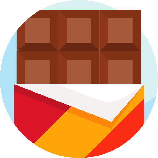 cioccolato Detailed Flat Circular Flat icona