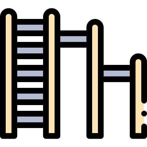 Horizontal bars Detailed Rounded Lineal color icon