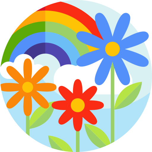 felicidad Detailed Flat Circular Flat icono