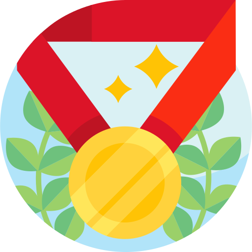 ganador Detailed Flat Circular Flat icono