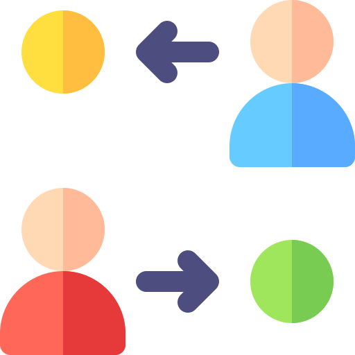 distribución Basic Rounded Flat icono