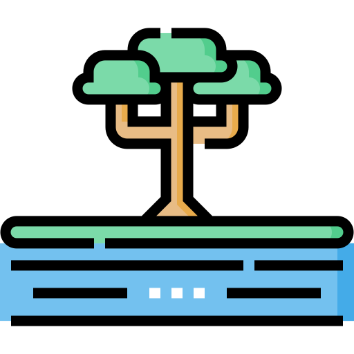 나이 바샤 호수 Detailed Straight Lineal color icon