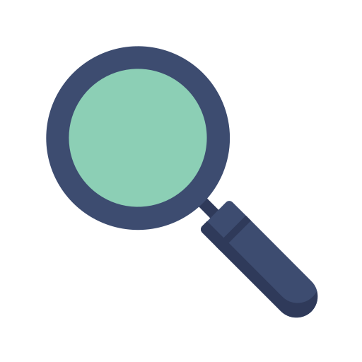 Magnifying glass Dinosoft Flat icon