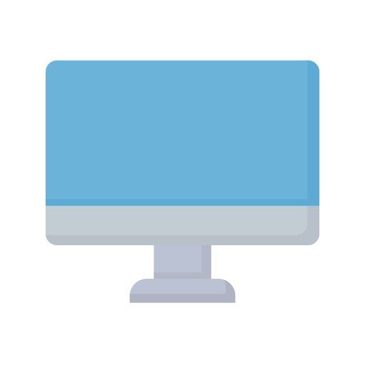 Monitor screen Dinosoft Flat icon