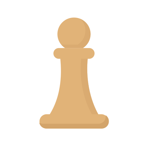 pieza de ajedrez Dinosoft Flat icono