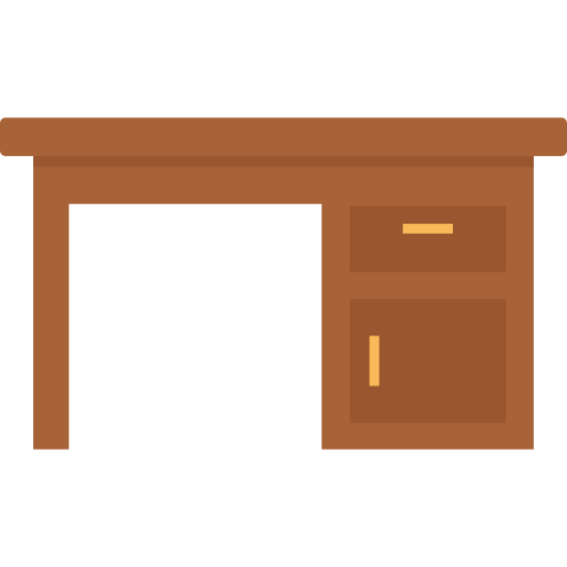 Desk Dinosoft Flat icon