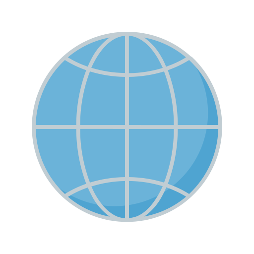 Globe Dinosoft Flat icon