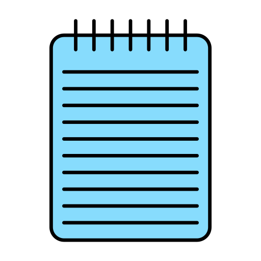 Notepad Dinosoft Lineal Color icon