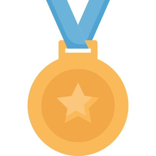 medaille Dinosoft Flat icoon
