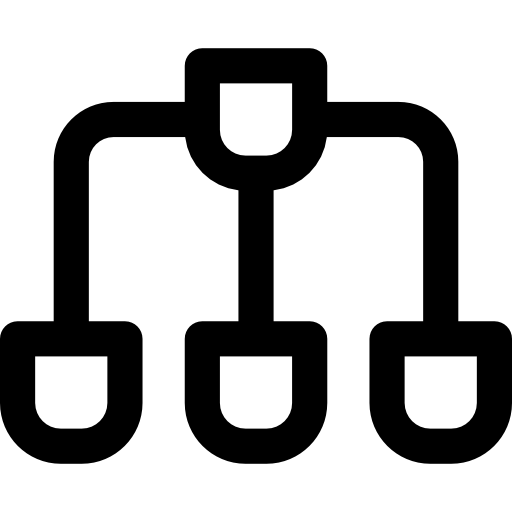 연결 Basic Rounded Lineal icon
