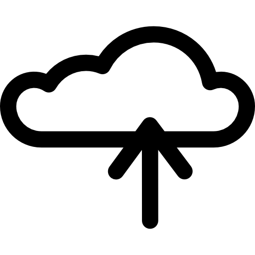 クラウドコンピューティング Basic Rounded Lineal icon