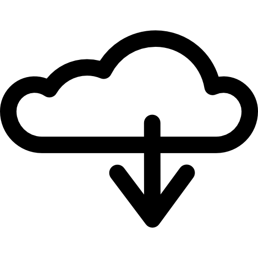 クラウドコンピューティング Basic Rounded Lineal icon