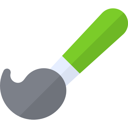 Paint brush Basic Rounded Flat icon