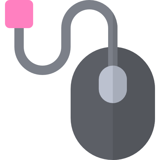 Mouse Basic Rounded Flat icon