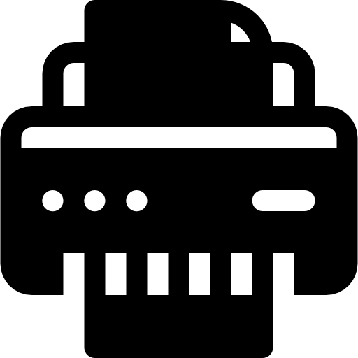 wydrukować Basic Rounded Filled ikona