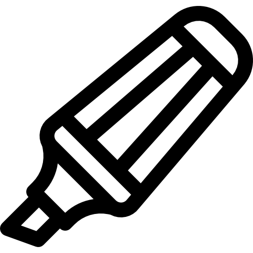 Маркер Basic Rounded Lineal иконка
