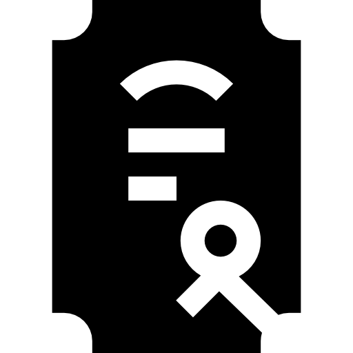 ディプロマ Basic Straight Filled icon