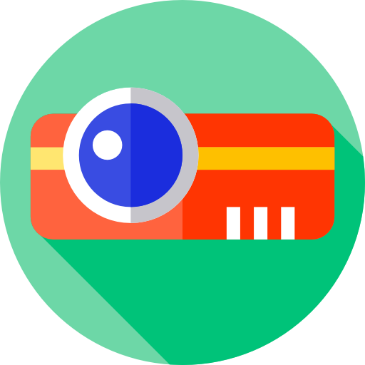 プロジェクター Flat Circular Flat icon