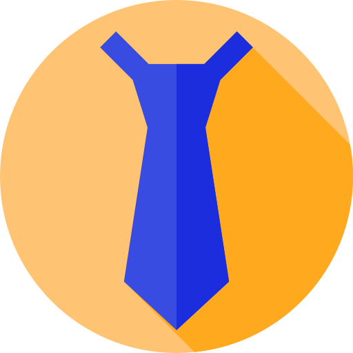 cravatta Flat Circular Flat icona