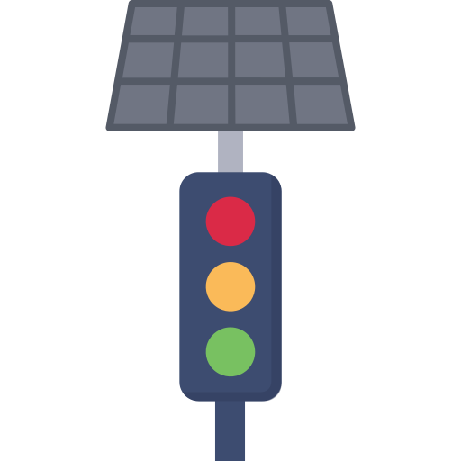 Traffic signal Dinosoft Flat icon