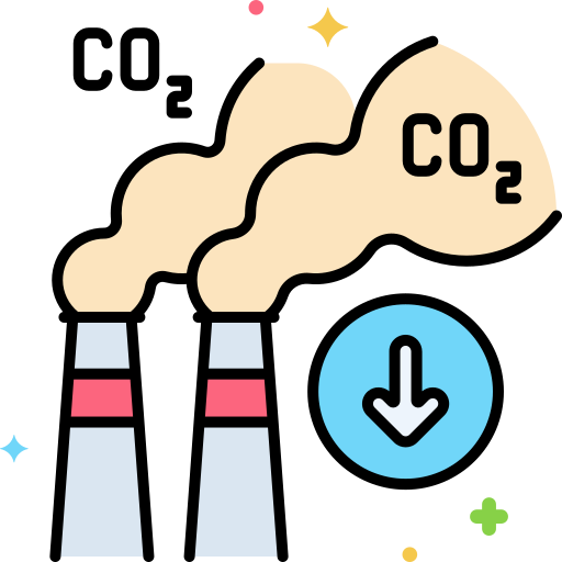 co2 Flaticons Lineal Color иконка