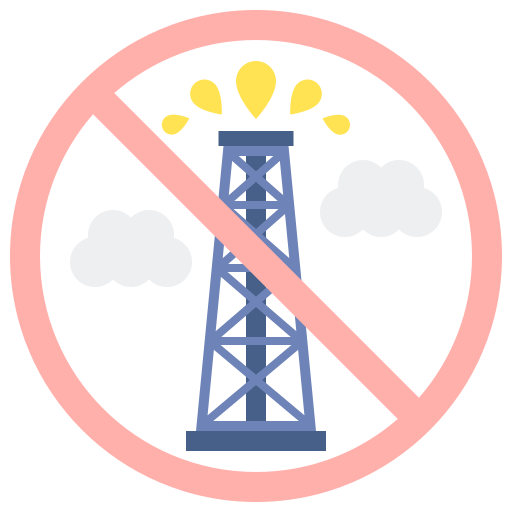 No fossil fuels Flaticons Flat icon