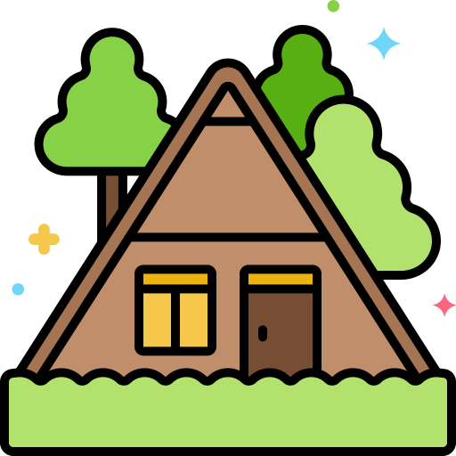 Tiny house Flaticons Lineal Color icon