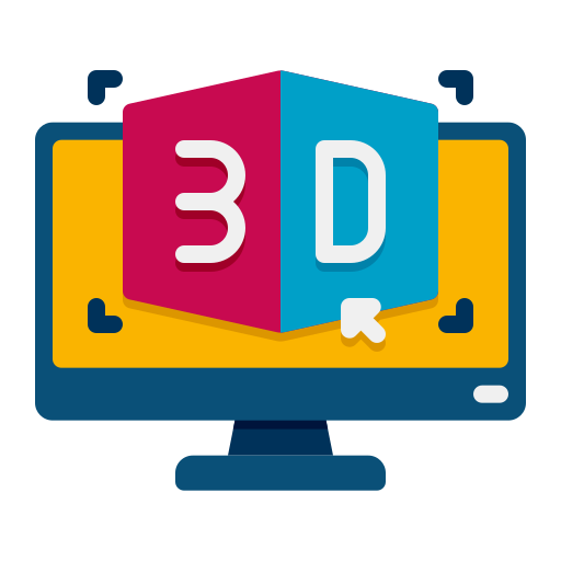 3d modellierung Flaticons Flat icon