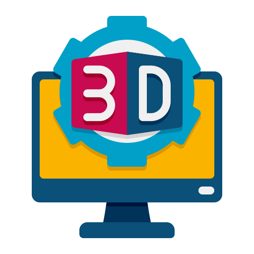 3d-modell Flaticons Flat icon