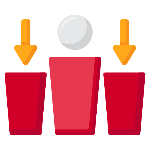 beer pong Flaticons Flat icoon